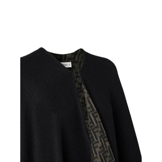 26FW 펜디 케이프 B1VZ FXX041 F0VAT BLACK BROWN - FENDI