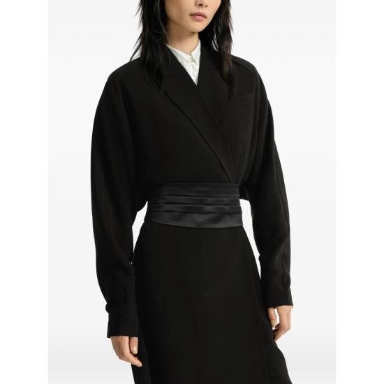 26FW 브루넬로 쿠치넬리 원피스 MA029A5554 C101 BLACK - BRUNELLO CUCINELLI