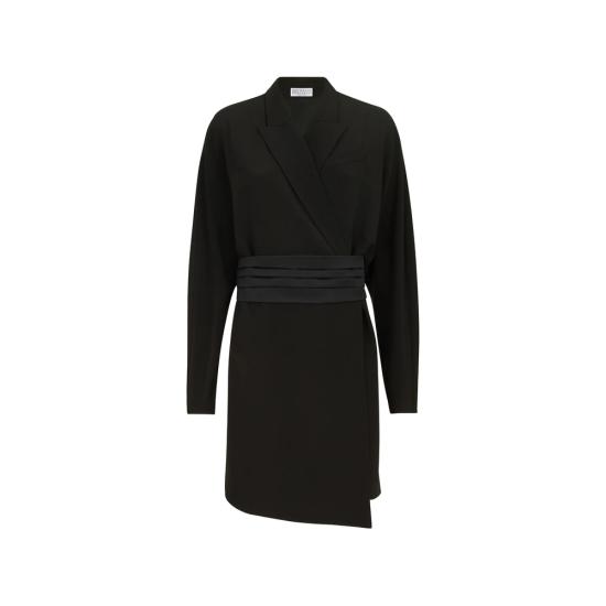 26FW 브루넬로 쿠치넬리 원피스 MA029A5554 C101 BLACK