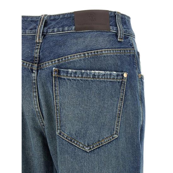 26FW 브루넬로 쿠치넬리 데님 팬츠 MP095P5565 C9039 BLUE - BRUNELLO CUCINELLI