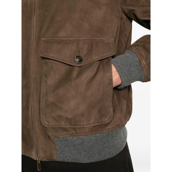 26FW 브루넬로 쿠치넬리 무스탕 MPCLF2085 CHR42 BROWN - BRUNELLO CUCINELLI
