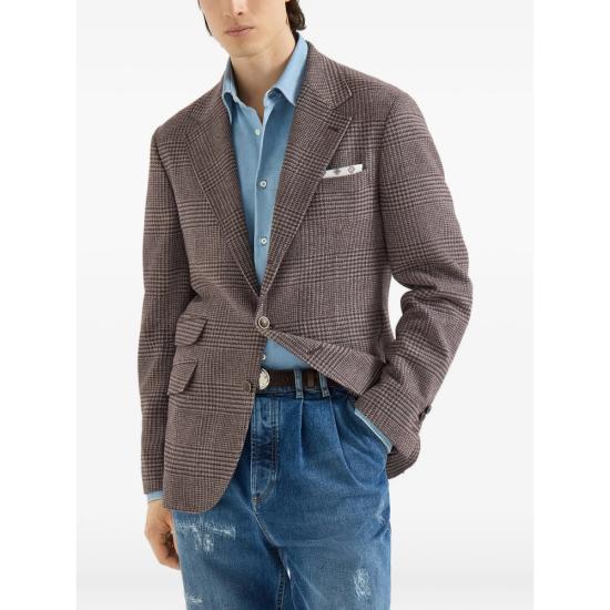 26FW 브루넬로 쿠치넬리 수트 자켓 MV4437BWDH C825 BROWN NEUTRALS - BRUNELLO CUCINELLI