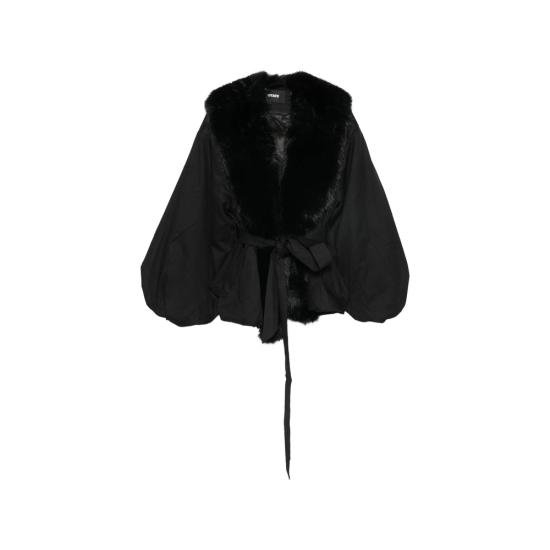 27SS 로테이트 자켓 117420100 FAUX FUR 100 BLACK