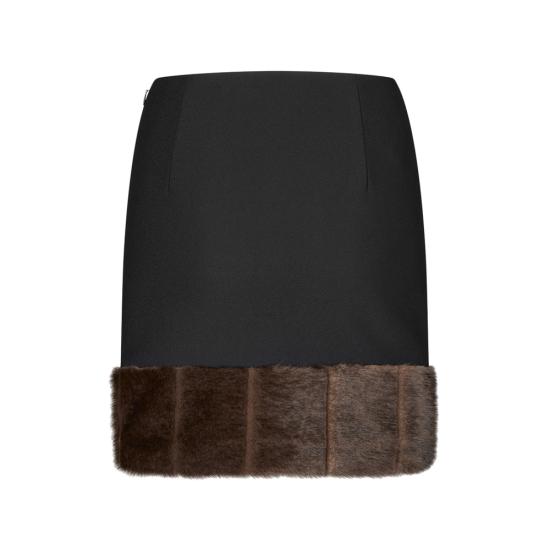 27SS 로테이트 미디 스커트 117354100 MINI FAUX 100 - ROTATE