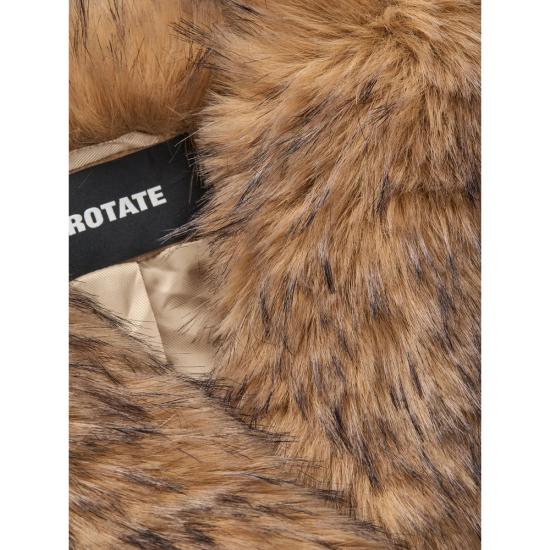 27SS 로테이트 자켓 1173671753 FAUX FUR 1753 BROWN - ROTATE