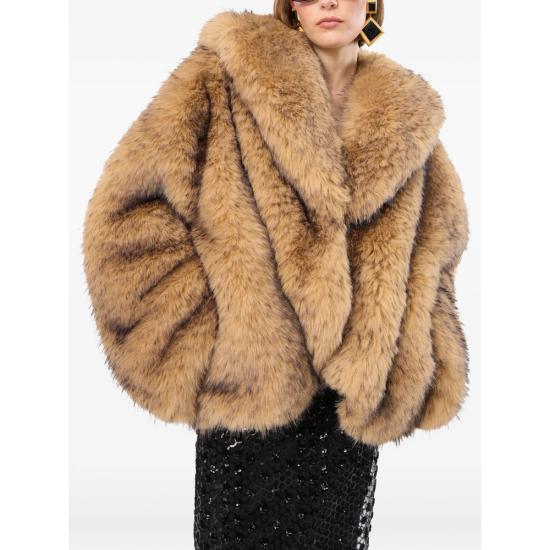 27SS 로테이트 자켓 1173671753 FAUX FUR 1753 BROWN - ROTATE
