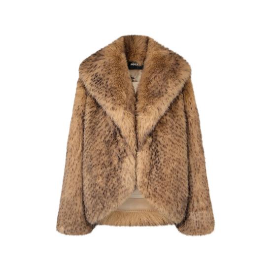 27SS 로테이트 자켓 1173671753 FAUX FUR 1753 BROWN
