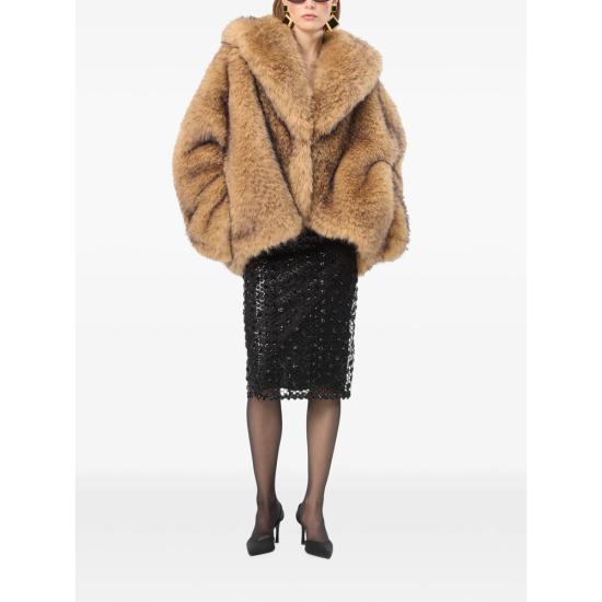 27SS 로테이트 자켓 1173671753 FAUX FUR 1753 BROWN - ROTATE