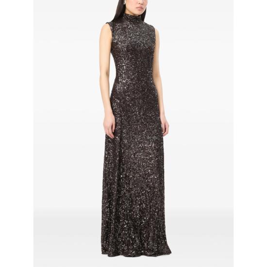 27SS 로테이트 원피스 1167741667 SEQUINS 1667 BROWN