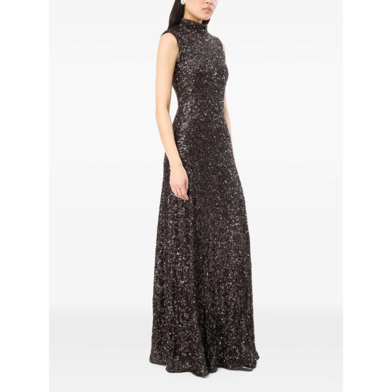 27SS 로테이트 원피스 1167741667 SEQUINS 1667 BROWN - ROTATE