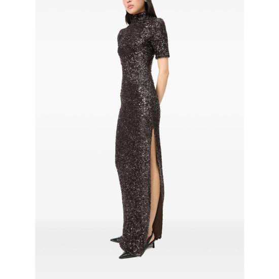 27SS 로테이트 원피스 1167721667 SEQUINS 1667 BLACK - ROTATE