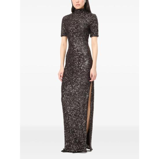 27SS 로테이트 원피스 1167721667 SEQUINS 1667 BLACK
