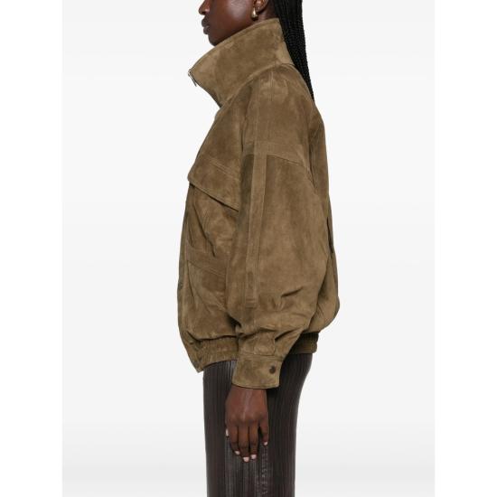 26FW 생로랑 무스탕 836513 YCEM2 3221 GREEN - SAINT LAURENT