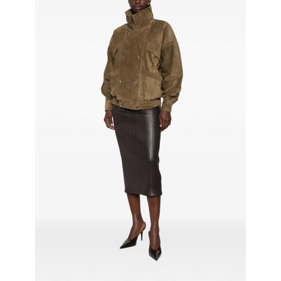 26FW 생로랑 무스탕 836513 YCEM2 3221 GREEN - SAINT LAURENT