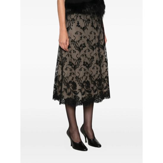 26FW 펜디 스커트 AMVI FQ7756 F0QA1 BLACK - FENDI