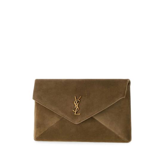 26FW 생로랑 카산드라 라지 엔벨로프 파우치 769307 1U80W 1632 BROWN - SAINT LAURENT