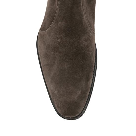 26FW 생로랑 스웨이드 앵클부츠 스웨이드 앵클부츠 A002D4 27D00 2801 BROWN - SAINT LAURENT