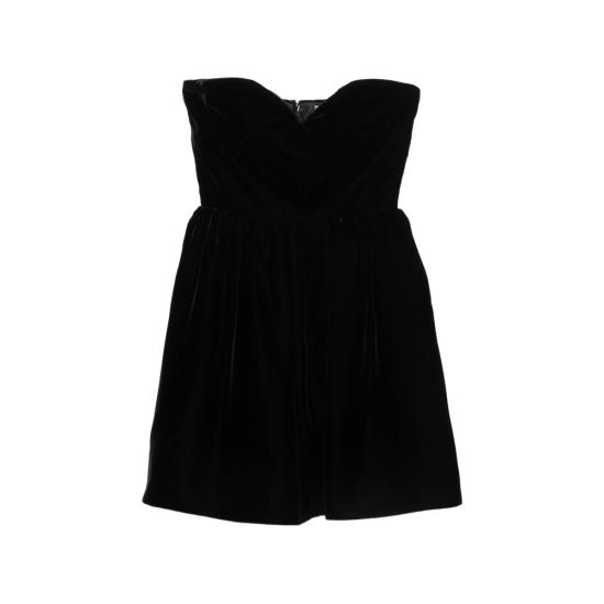 26FW 생로랑 원피스 876020 Y525R 1000 BLACK