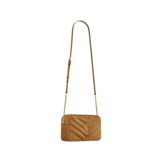 26FW 생로랑 루루 마틀라세 스웨이드 카메라 백 869468 AAEY6 2916 BROWN - SAINT LAURENT