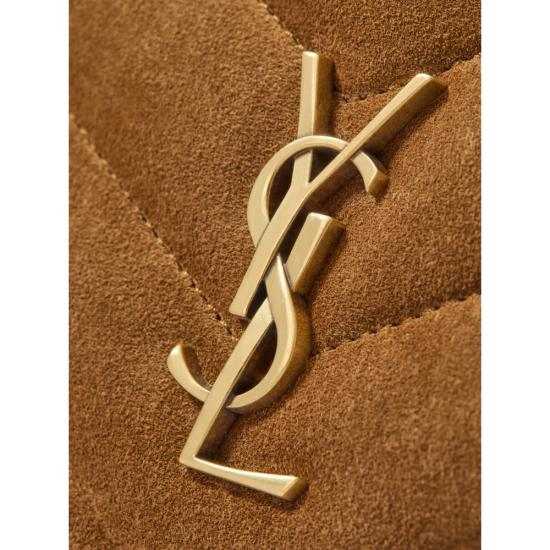 26FW 생로랑 루루 마틀라세 스웨이드 카메라 백 869468 AAEY6 2916 BROWN - SAINT LAURENT