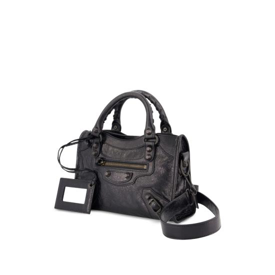 26FW 발렌시아가 르 시티 백 865763 2ACFH 1000 BLACK - BALENCIAGA