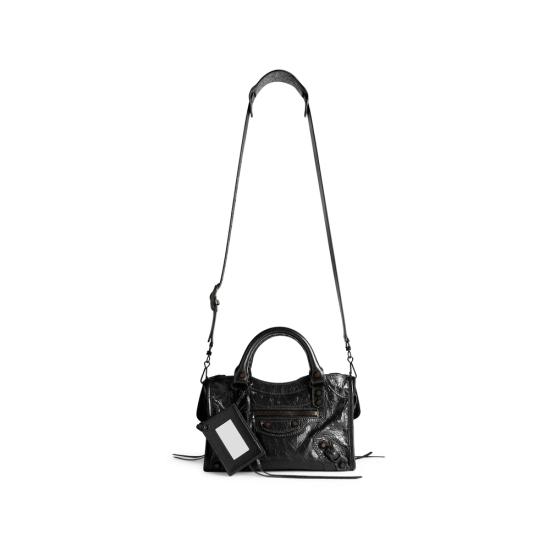 26FW 발렌시아가 르 시티 백 865763 2ACFH 1000 BLACK - BALENCIAGA
