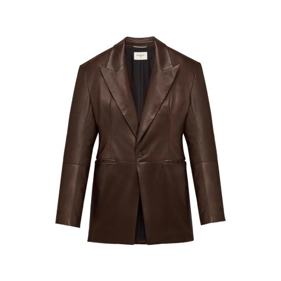 26FW 생로랑 무스탕 A0038G Y5OA2 2820 BROWN