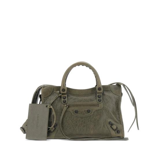 26FW 발렌시아가 르 시티 백 스몰 865762 2ACFH 3258 GREEN