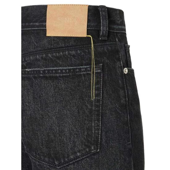 26FW 펜디 데님 팬츠 B1PH FLP376 F0QA1 BLACK - FENDI