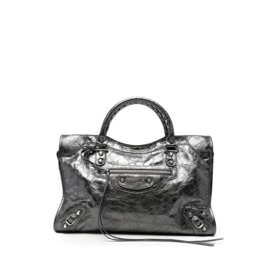 26FW 발렌시아가 르 시티 백 미디엄 865760 2AB4V 1314 SILVER