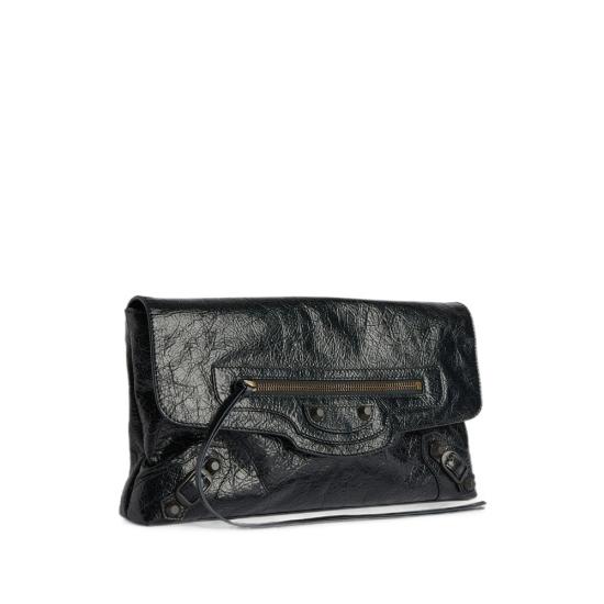 26FW 발렌시아가 르 시티 클러치 873386 2ABEK 1000 BLACK