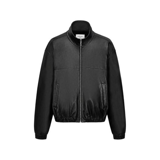 26FW 생로랑 카산드르 램스킨 자켓 A000H9 YCOJ2 1000 BLACK