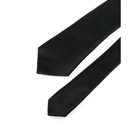 26FW 생로랑 넥타이 821638 3Y011 1000 BLACK - SAINT LAURENT