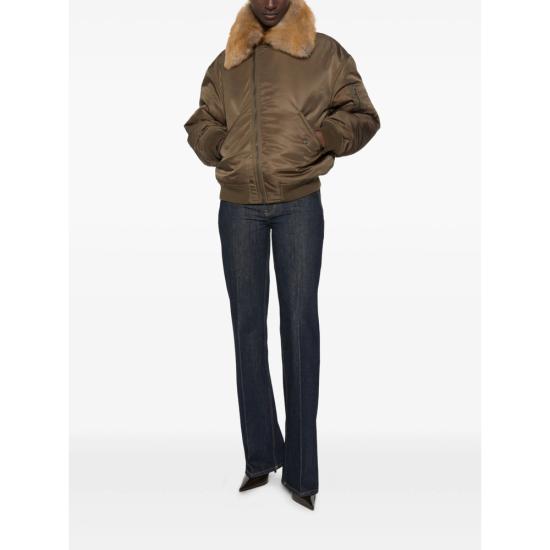 26FW 생로랑 퀼팅 봄버 자켓 A00300 YZ9HT 3117 BROWN - SAINT LAURENT