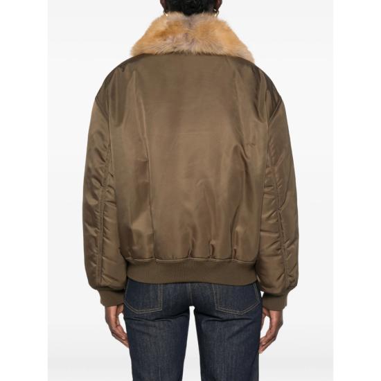 26FW 생로랑 퀼팅 봄버 자켓 A00300 YZ9HT 3117 BROWN - SAINT LAURENT