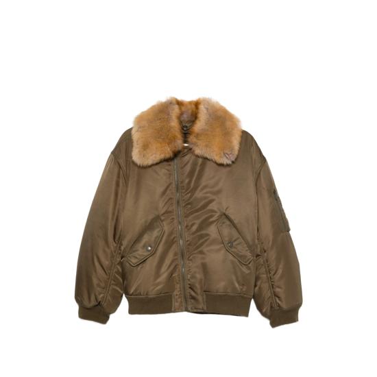 26FW 생로랑 퀼팅 봄버 자켓 A00300 YZ9HT 3117 BROWN