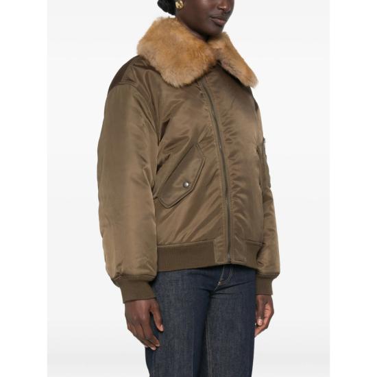 26FW 생로랑 퀼팅 봄버 자켓 A00300 YZ9HT 3117 BROWN - SAINT LAURENT