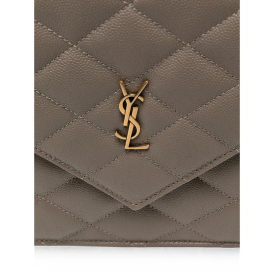 26FW 생로랑 클러치/파우치 869533 AAGOZ 1799 BROWN - SAINT LAURENT