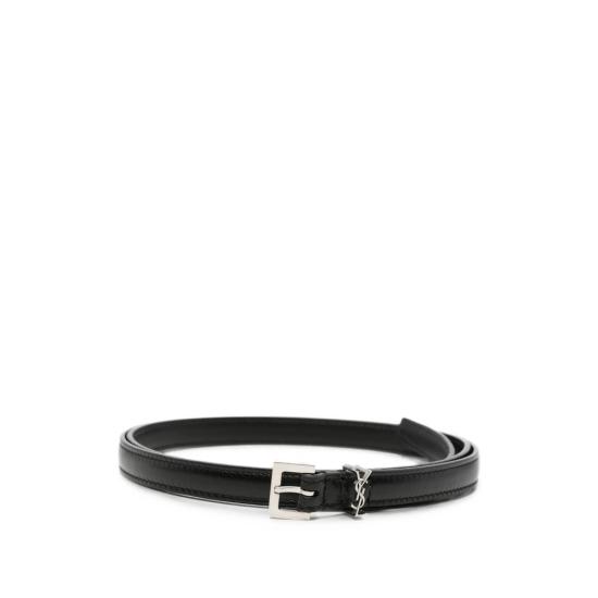 26FW 생로랑 레귤러 벨트 788426 1HZ0E 1000 BLACK