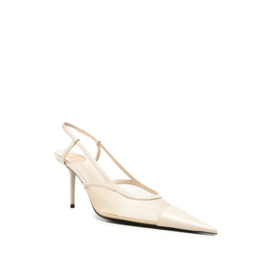 26FW 생로랑 르네 슬링백 펌프스 869662 AAGMC 9261 NEUTRALS - SAINT LAURENT