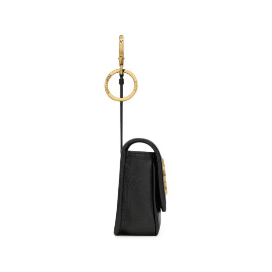 26FW 생로랑 가죽소품 871213 0EN07 1000 BLACK - SAINT LAURENT