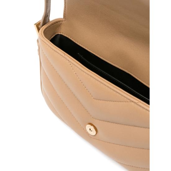 26FW 생로랑 카상드르 루루 토이 퀼팅 양가죽 숄더백 873156 AAEAX 2357 NEUTRALS - SAINT LAURENT