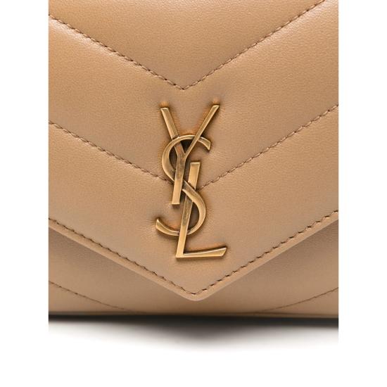 26FW 생로랑 카상드르 루루 토이 퀼팅 양가죽 숄더백 873156 AAEAX 2357 NEUTRALS - SAINT LAURENT