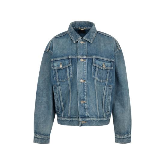 26FW 생로랑 데님 자켓 874269 Y18HA 5111 BLUE