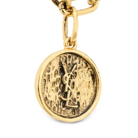 26FW 생로랑 카산드라 메달리온 팔찌 A00361 Y1500 7006 GOLD - SAINT LAURENT