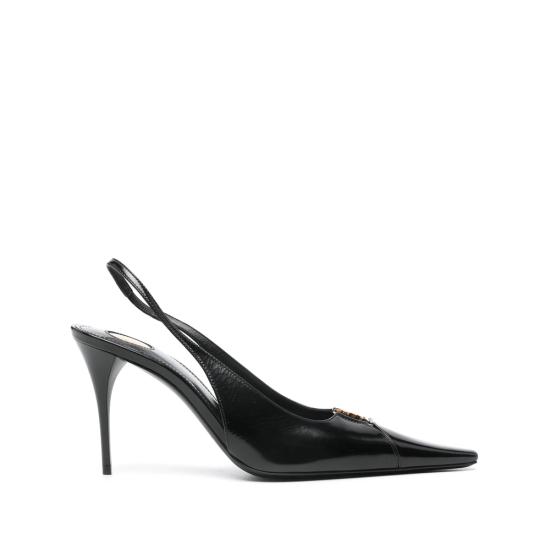 26FW 생로랑 베이비론 브레테유 슬링백 펌프스 806685 AAEHI 1000 BLACK