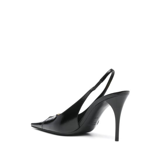 26FW 생로랑 베이비론 브레테유 슬링백 펌프스 806685 AAEHI 1000 BLACK - SAINT LAURENT
