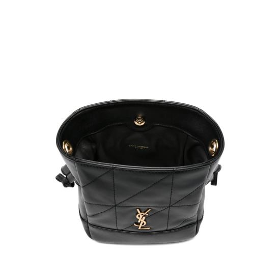 26FW 생로랑 램스킨 제이미 미니 숄더 파우치 859174 AAB32 1000 BLACK - SAINT LAURENT