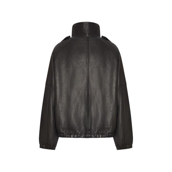 26FW 생로랑 가죽 자켓 858507 YCNF2 1000 BLACK - SAINT LAURENT