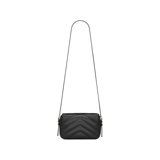 26FW 생로랑 카상드르 루루 토이 퀼팅 양가죽 숄더백 873156 AAEAX 1000 BLACK - SAINT LAURENT